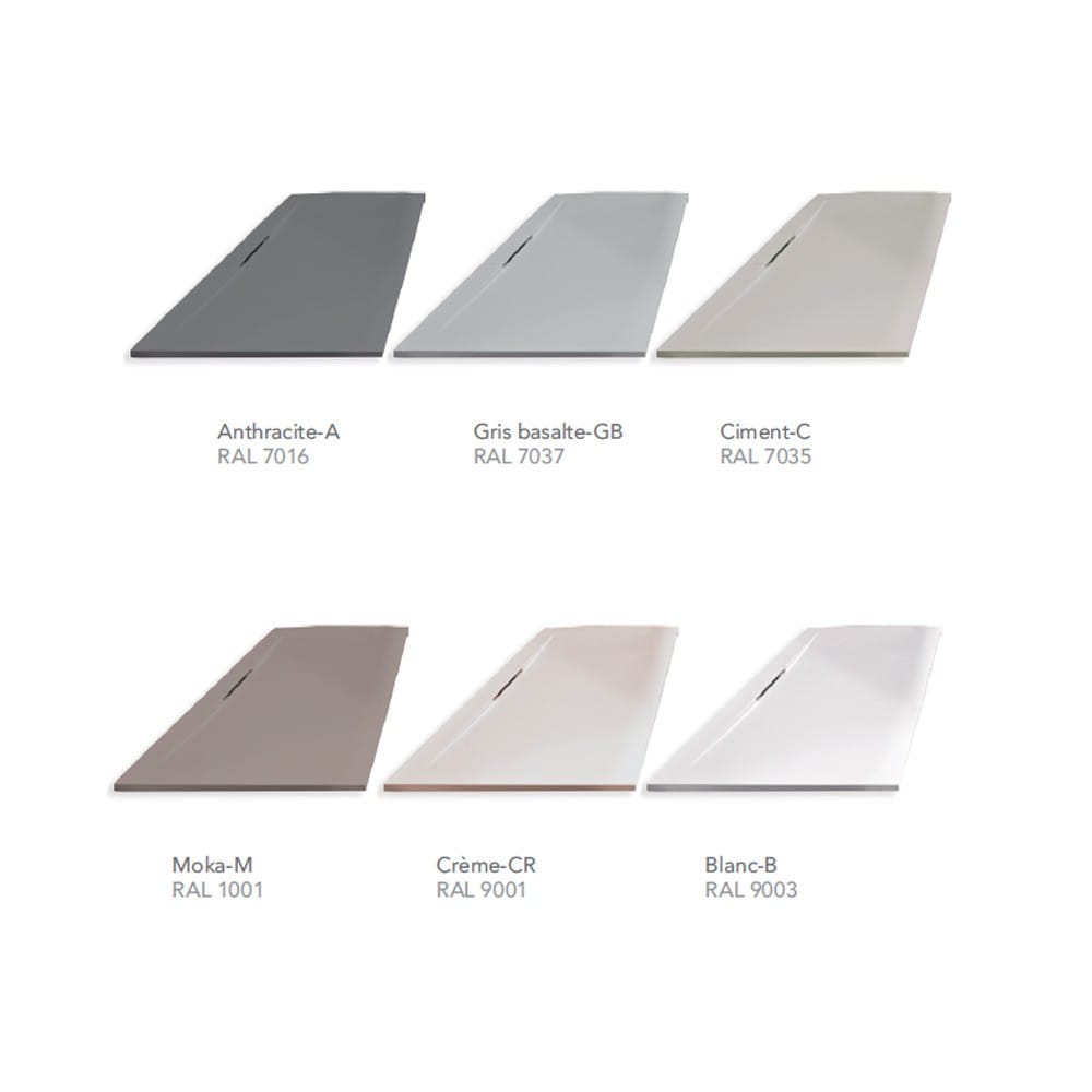 RECEVEUR SOLIDSTONE DARBO ANTHRACITE 140X90 – Image 2