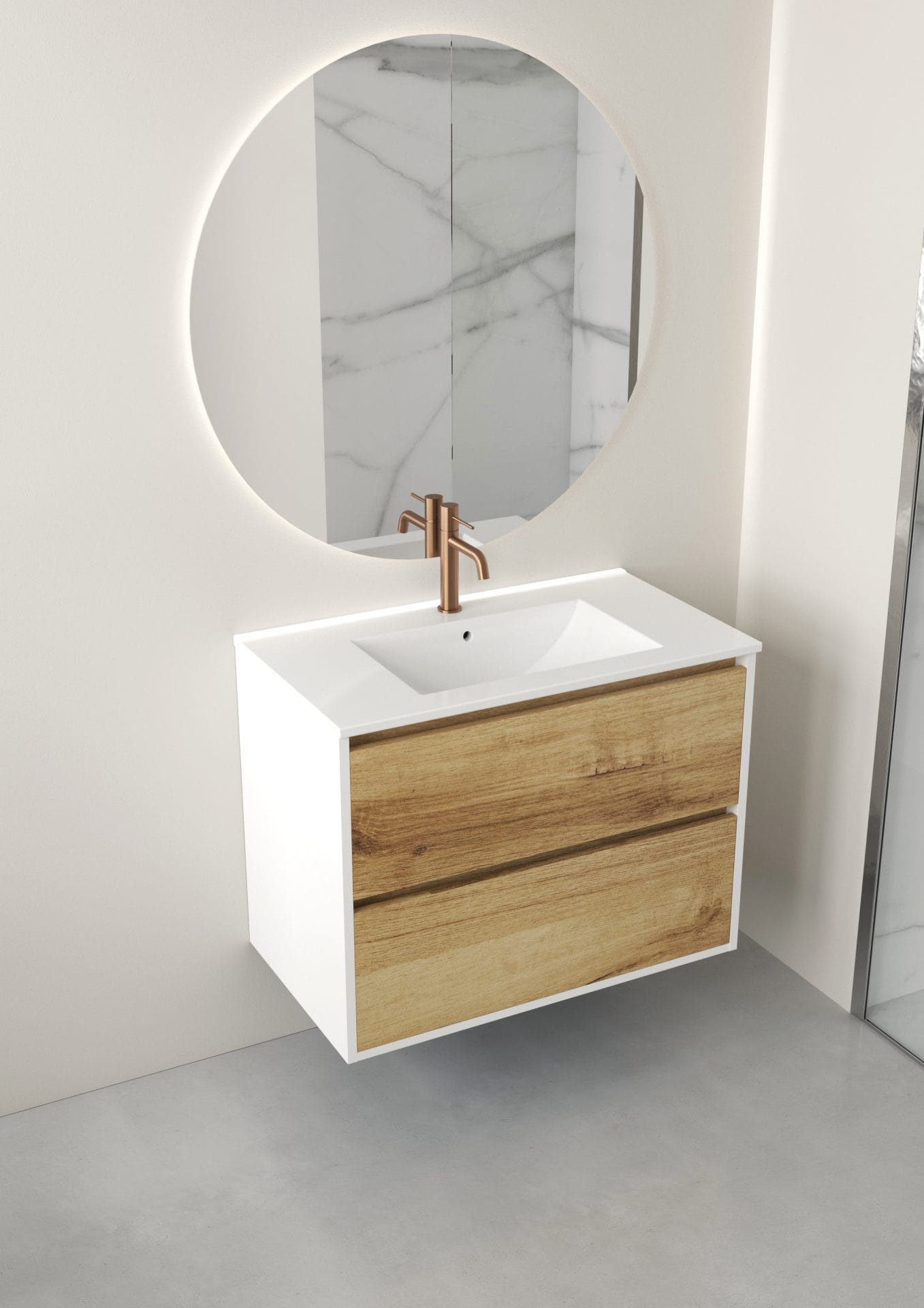 MEUBLE BIRDIE 600 BLANC – Image 2