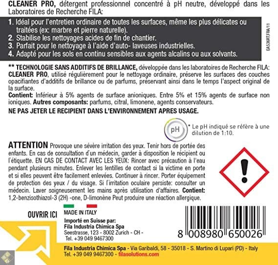 FILA - CLEANER PRO 1L – Image 3