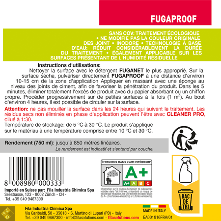 FILA - FUGAPROOF 750ml – Image 2