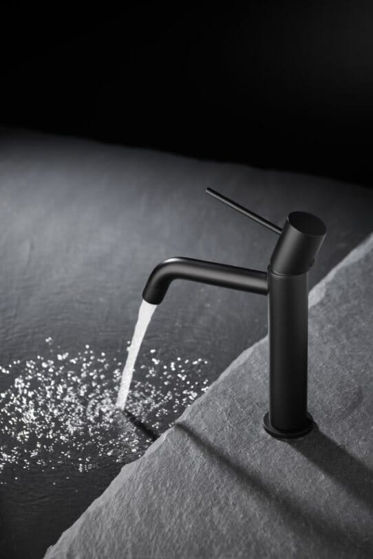 MITIGEUR LAVABO GALA NOIR MAT – Image 6