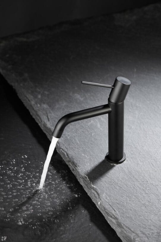 MITIGEUR LAVABO GALA NOIR MAT – Image 3