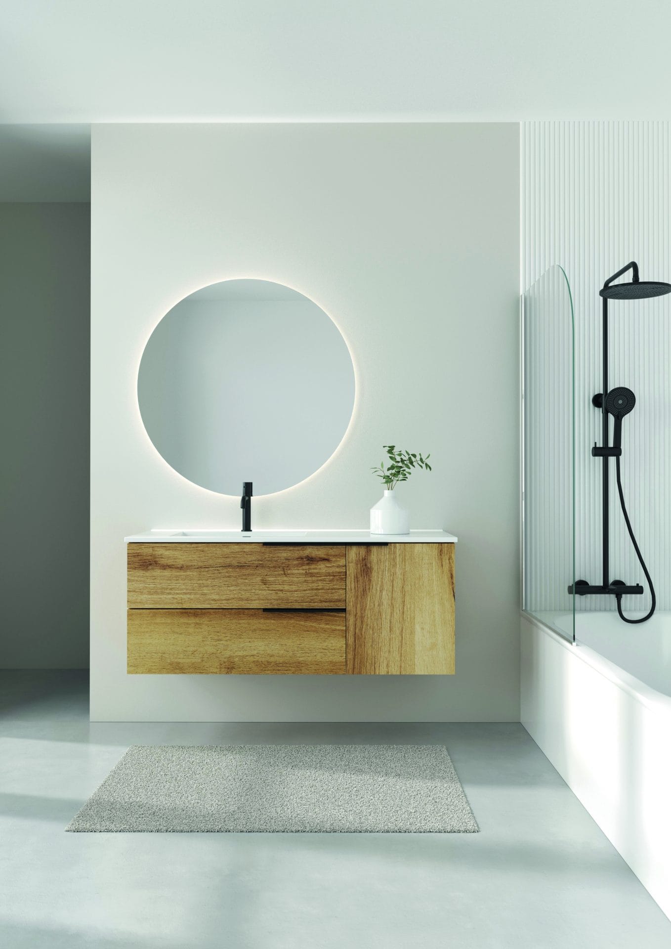 MEUBLE CELTIC CHENE 1200 AVEC PORTE – Image 2