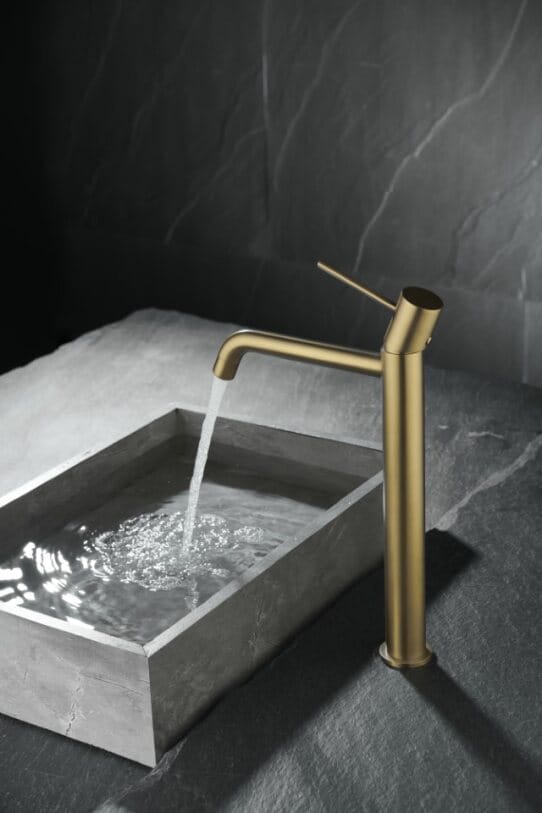 MITIGEUR LAVABO GALA HAUT OR BROSSE – Image 7