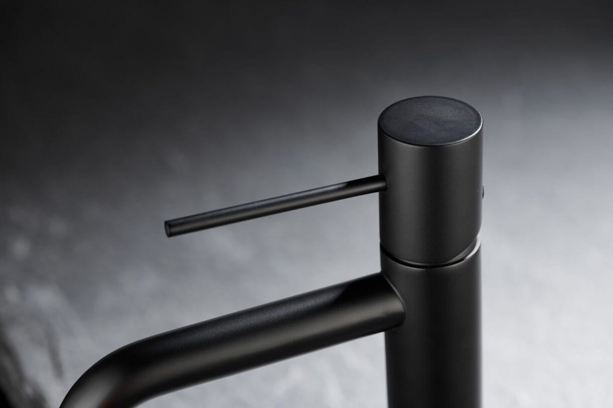 MITIGEUR LAVABO GALA NOIR MAT – Image 5