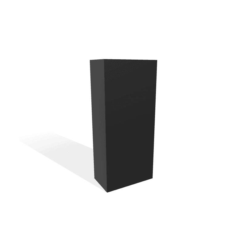 COLONNE FUJI NOIR ABSOLU