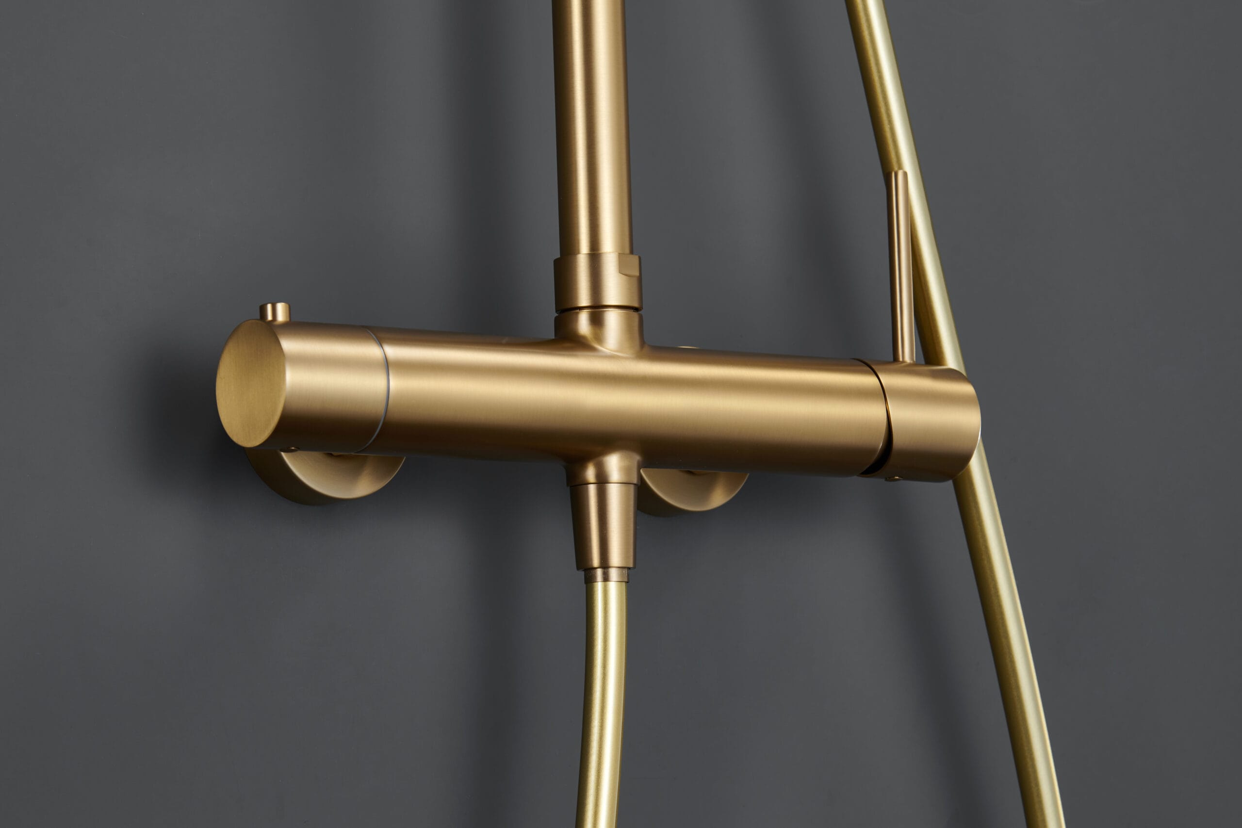 COLONNE DE DOUCHE MONOCOMMANDE MONZA OR BROSSE – Image 3