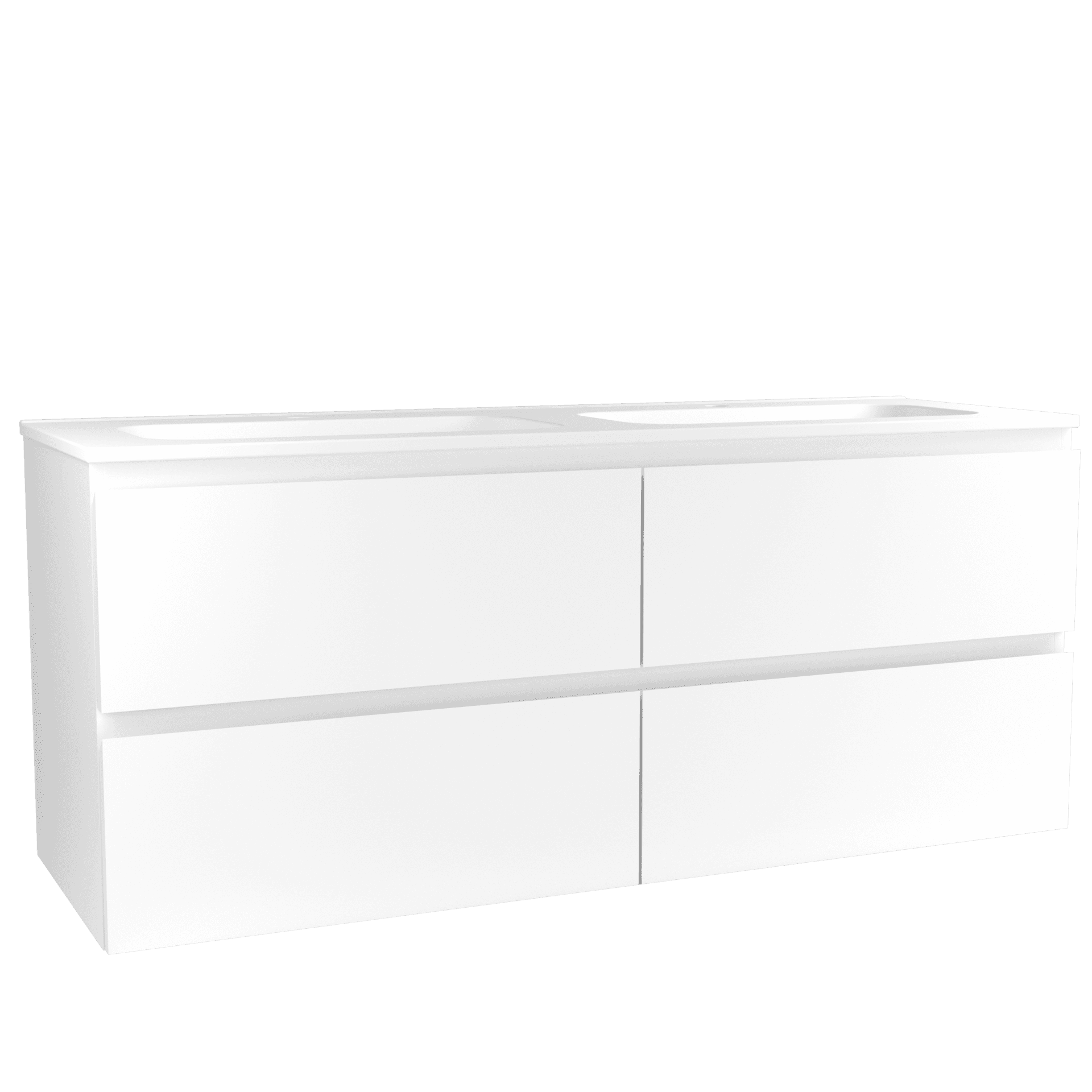 MEUBLE COME BLANC BRILLANT 1400