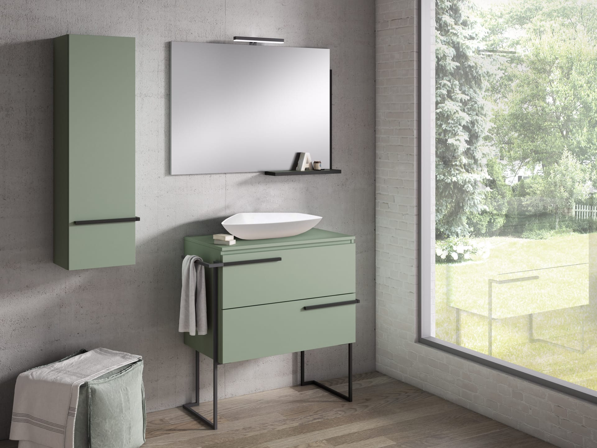 MEUBLE CIMON VERT MUSGO 800