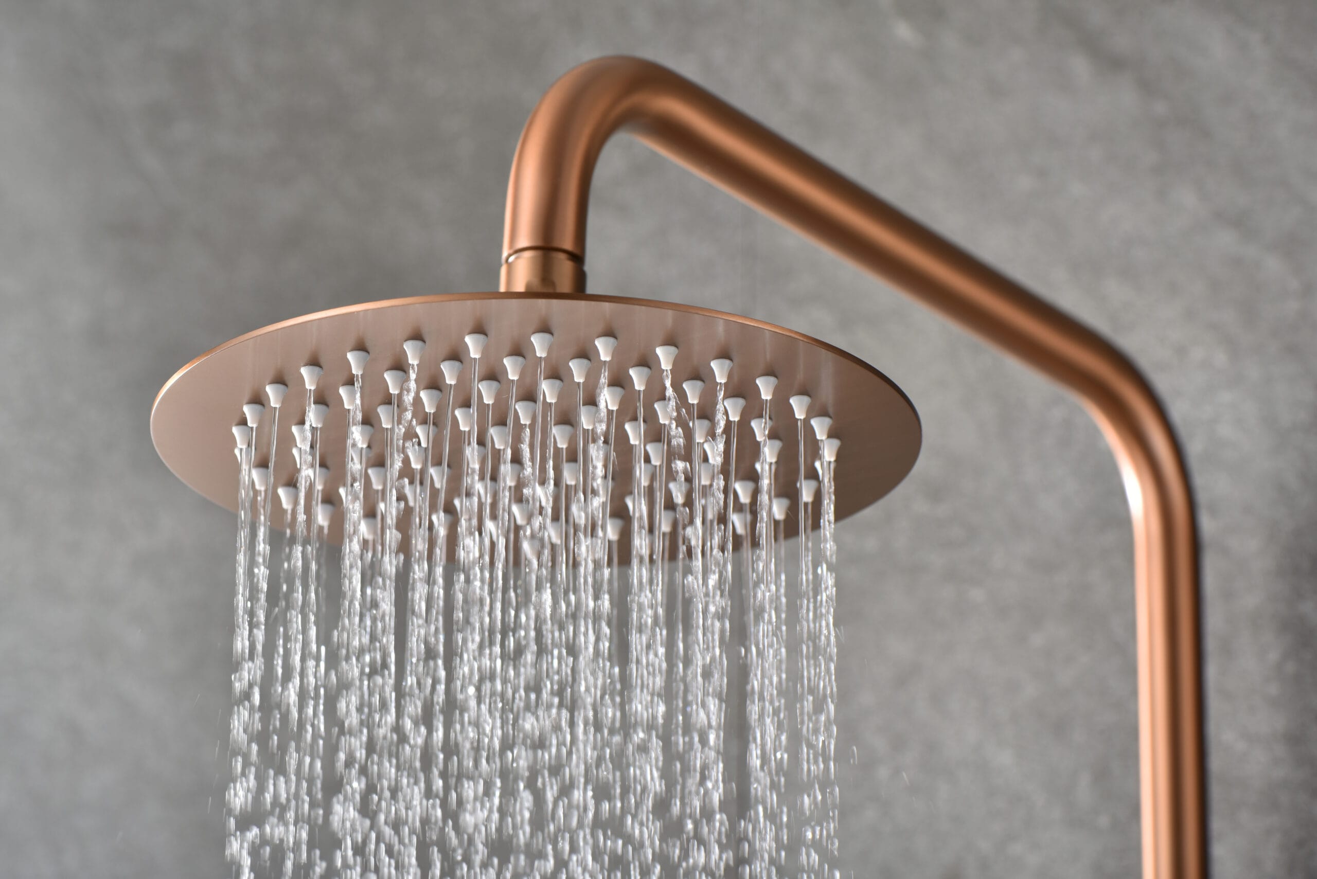 COLONNE DE DOUCHE THERMOSTATIQUE MONZA OR ROSE BROSSE – Image 3