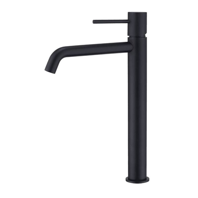 MITIGEUR LAVABO MONZA HAUT NOIR MAT