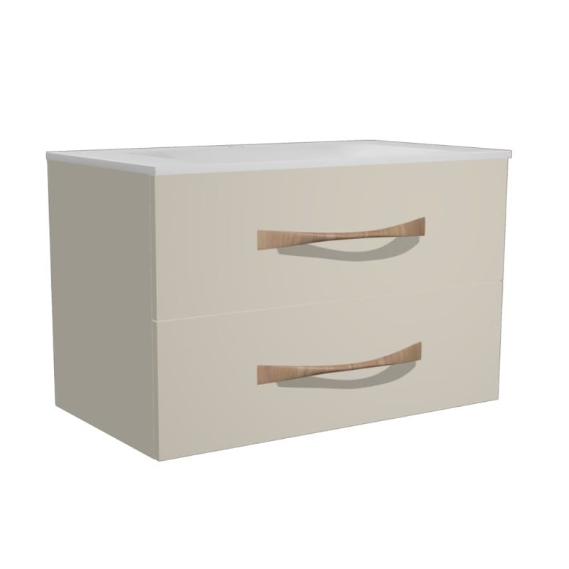 MEUBLE BELEM 140CM SABLE LAQUE MAT