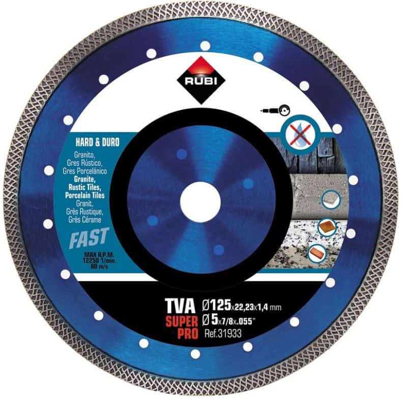 RUBI - DISQUE DIAMANT TVA SUPER PRO D.125x22,23xH1.4mm