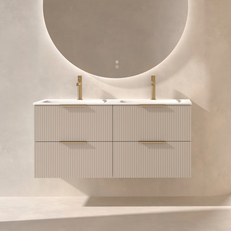 MEUBLE GABAN SABLE LAQUÈ VELOURS 100CM