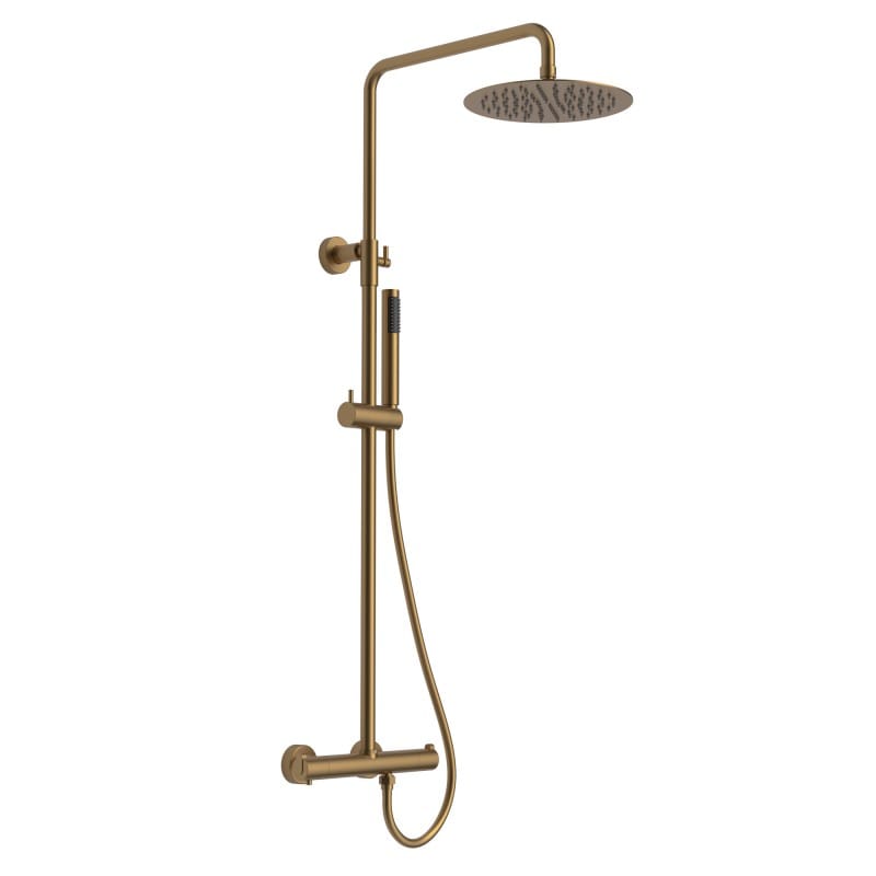 COLONNE DE DOUCHE THERMOSTATIQUE HANAE CUIVRE BROSSE