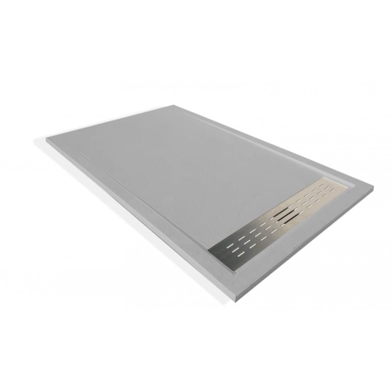 RECEVEUR SOLIDSTONE BILBAO GRIS BASALTE 80x120