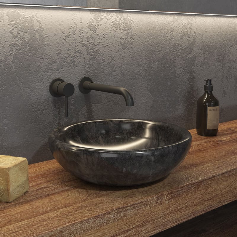 VASQUE A POSER EN PIERRE SORA NOIR