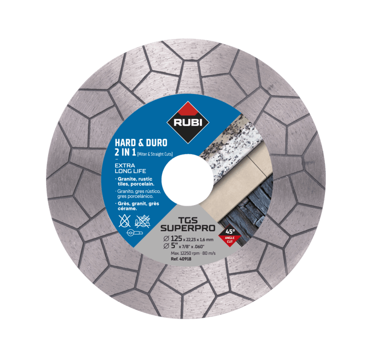 RUBI - DISQUE DIAMANT TGS SUPER PRO D.125x22,2xH1.6mm