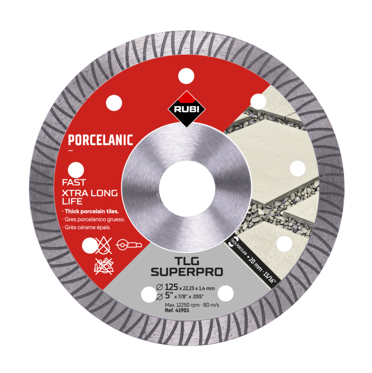 RUBI - DISQUE DIAMANT TLG SUPER PRO D.125x22,2xH1.4mm
