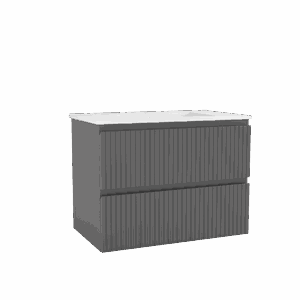 MEUBLE GAROS 800 GRIS ORAGE BRILLANT