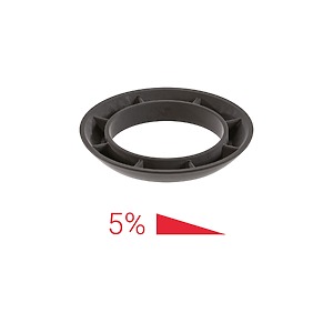 BAGUE A BASCULE AUTONIVELANTS 5° POUR PLOTS