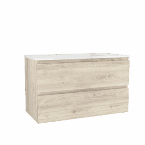 MEUBLE CITY CHENE CLAIR 100CM