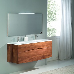 MEUBLE DANAE IROKO DOUBLE VASQUE 1200