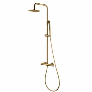 COLONNE DE DOUCHE THERMOSTATIQUE MONZA OR BROSSE