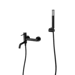 MITIGEUR MONOCOMMANDE BAIN DOUCHE NOIR MAT