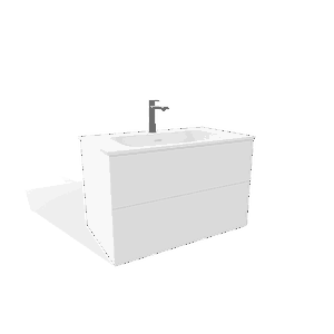 MEUBLE FUJI BLANC CRAIE 800