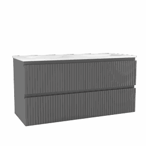 MEUBLE GAROS 1200 GRIS ORAGE BRILLANT