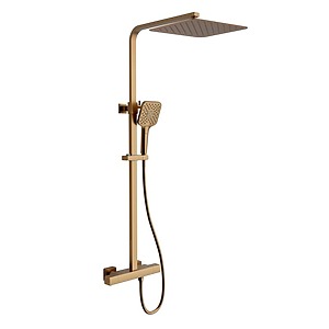 COLONNE DE DOUCHE GRAFIK CUIVRE BROSSE PVD