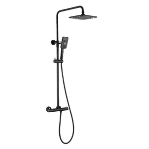 COLONNE DE DOUCHE THERMOSTATIQUE Z800N NOIR MAT