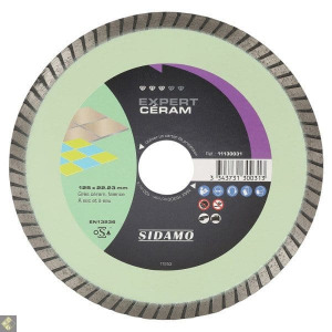 Sidamo – Disque diamant EXPERT CÉRAM D. 125×22,23x7mm