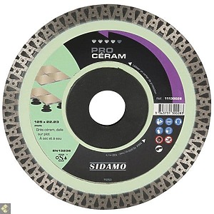 Sidamo – Disque diamant PRO CÉRAM D. 125×22,23x10mm