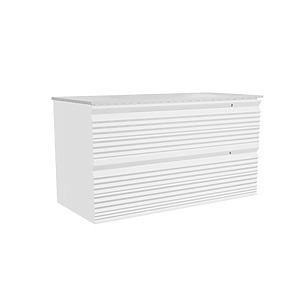 MEUBLE DUNE 140CM BLANC CRAIE LAQUE MAT