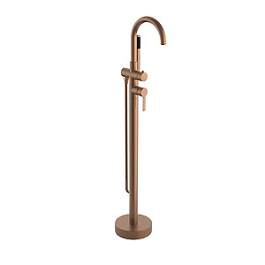 MITIGEUR BAIN/DOUCHE SUR PIED CUIVRÈ BROSSÈ PVD