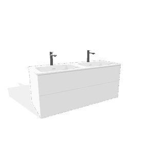 MEUBLE FUJI BLANC CRAIE 1200