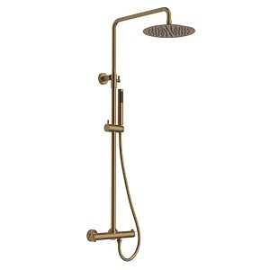 COLONNE DE DOUCHE THERMOSTATIQUE HANAE CUIVRE BROSSE