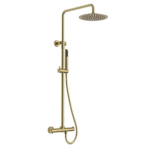 COLONNE DE DOUCHE THERMOSTATIQUE HANAE OR BROSSE