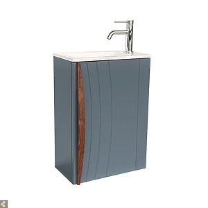 LAVE MAIN DAHLIA BLEU PRUSSE LAQUE MAT