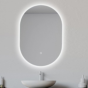 MIROIR FALBALA SANS CONTOURS 60CM