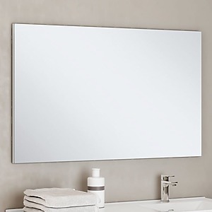 MIROIR SIMPLE SUPPORT BOIS GRIS 60CM