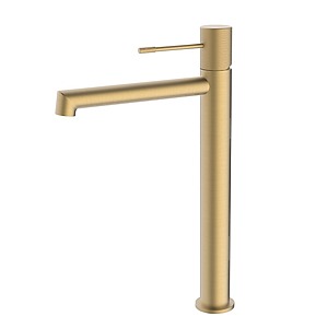 MITIGEUR LAVABO DRAKAR HAUT OR BROSSE