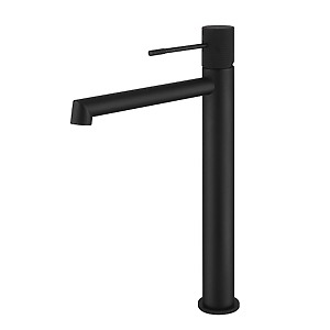 MITIGEUR LAVABO DRAKAR HAUT NOIR MAT