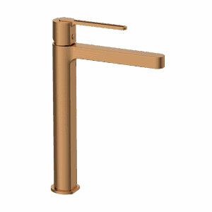 MITIGEUR LAVABO HANAE HAUT CUIVRE BROSSE