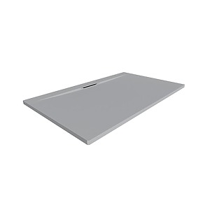 RECEVEUR SOLIDSTONE DARBO GRIS BASALTE 180X90