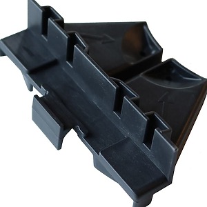 Lot de 10 supports pour habillage latéral de terrasse dalle pour plots JOUPLAST